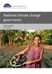 National climate change governance